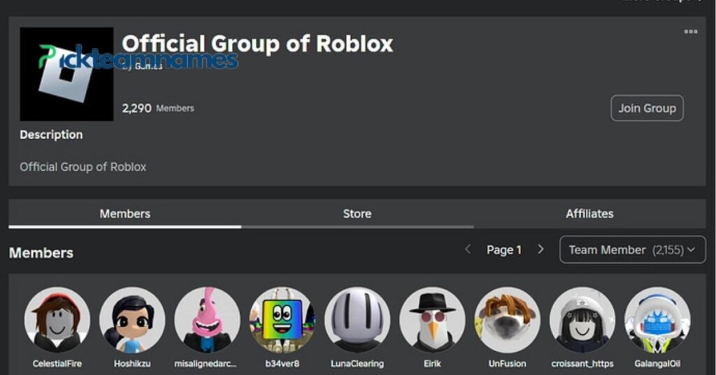 Best Roblox Group Names for Gamers