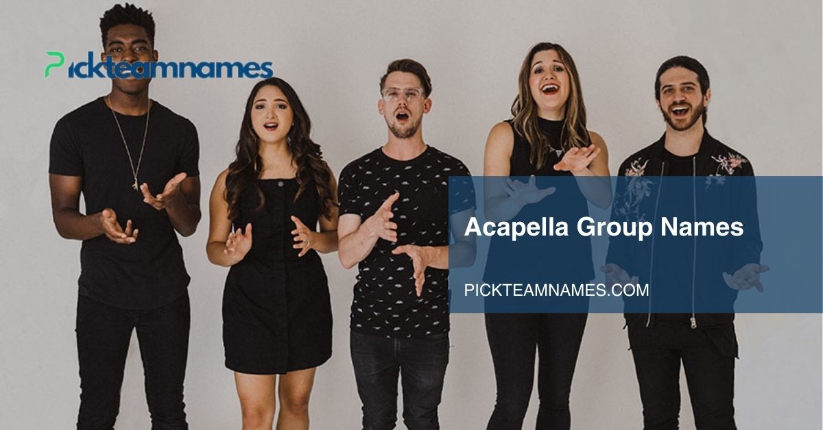 acapella group names