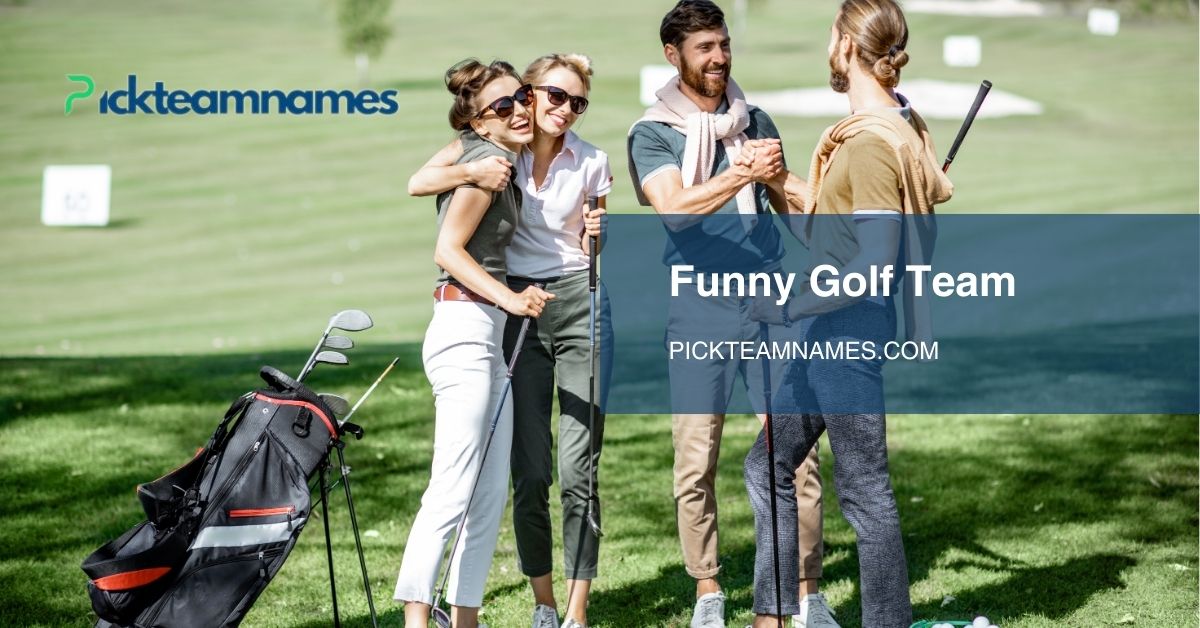 funny golf team names