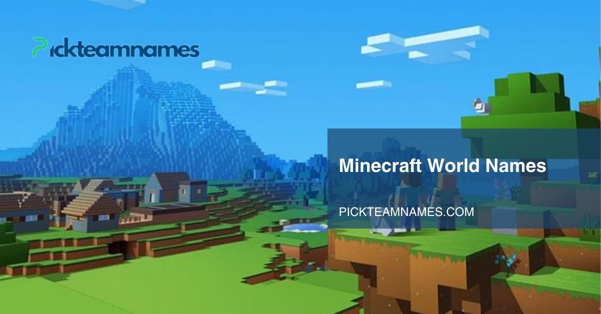 minecraft world names