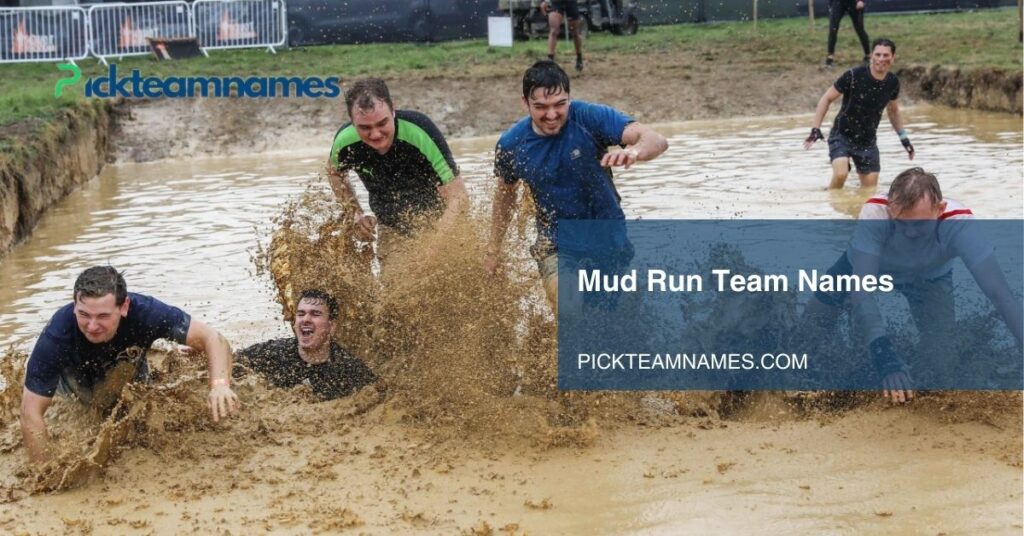 mud run team names