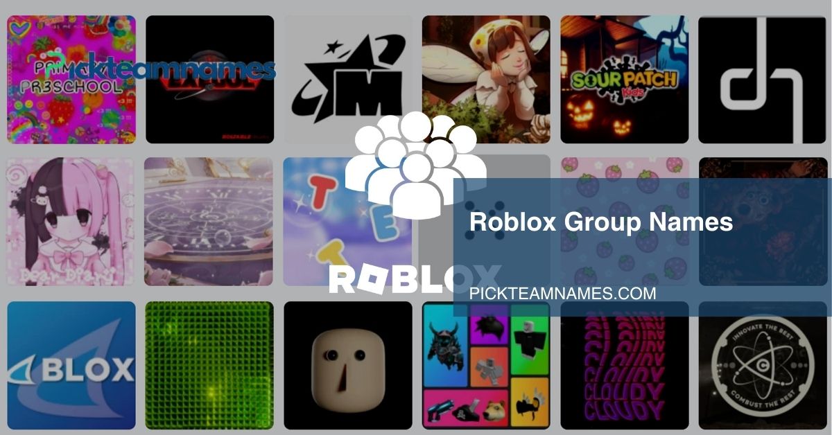 roblox group names