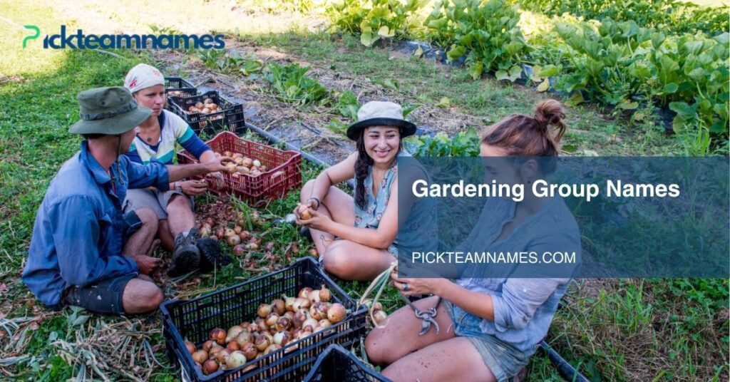 Gardening Group Names