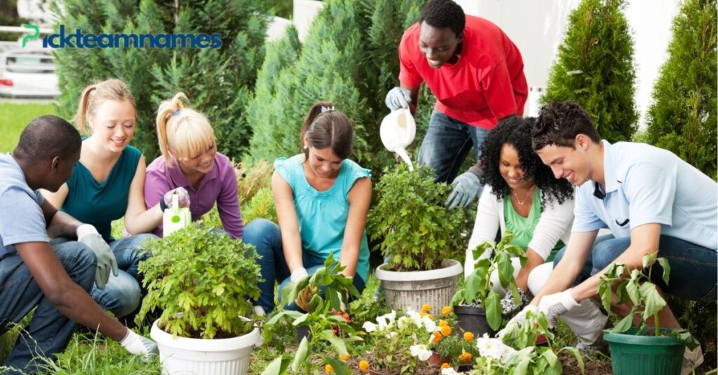 Inspirational Gardening Group Names