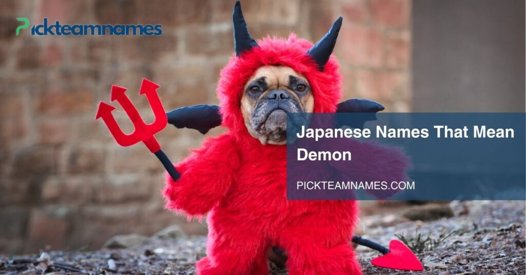 Japanese Names That Mean Demon