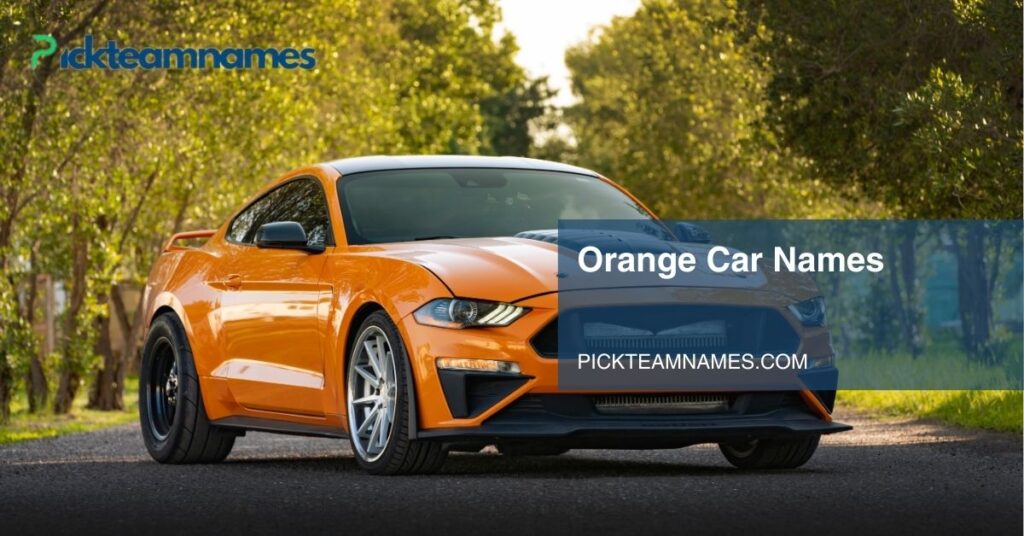 Orange Car Names